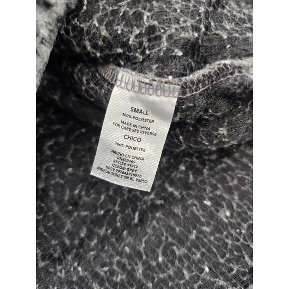 Alpine Sherpa 1/4 Zip Pullover Jacket Tribal Men's Size S Gray Cabincore Winter - Picture 8 of 8